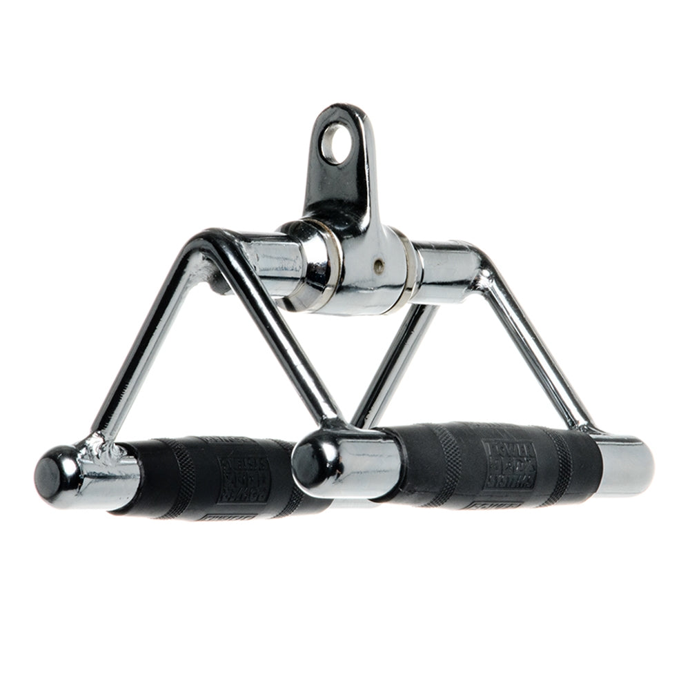 POWER LINE GET STRONGER! エクササイズハンドル Revolving Low Pulley Handl | Cable Attachment | Brushed Nickel