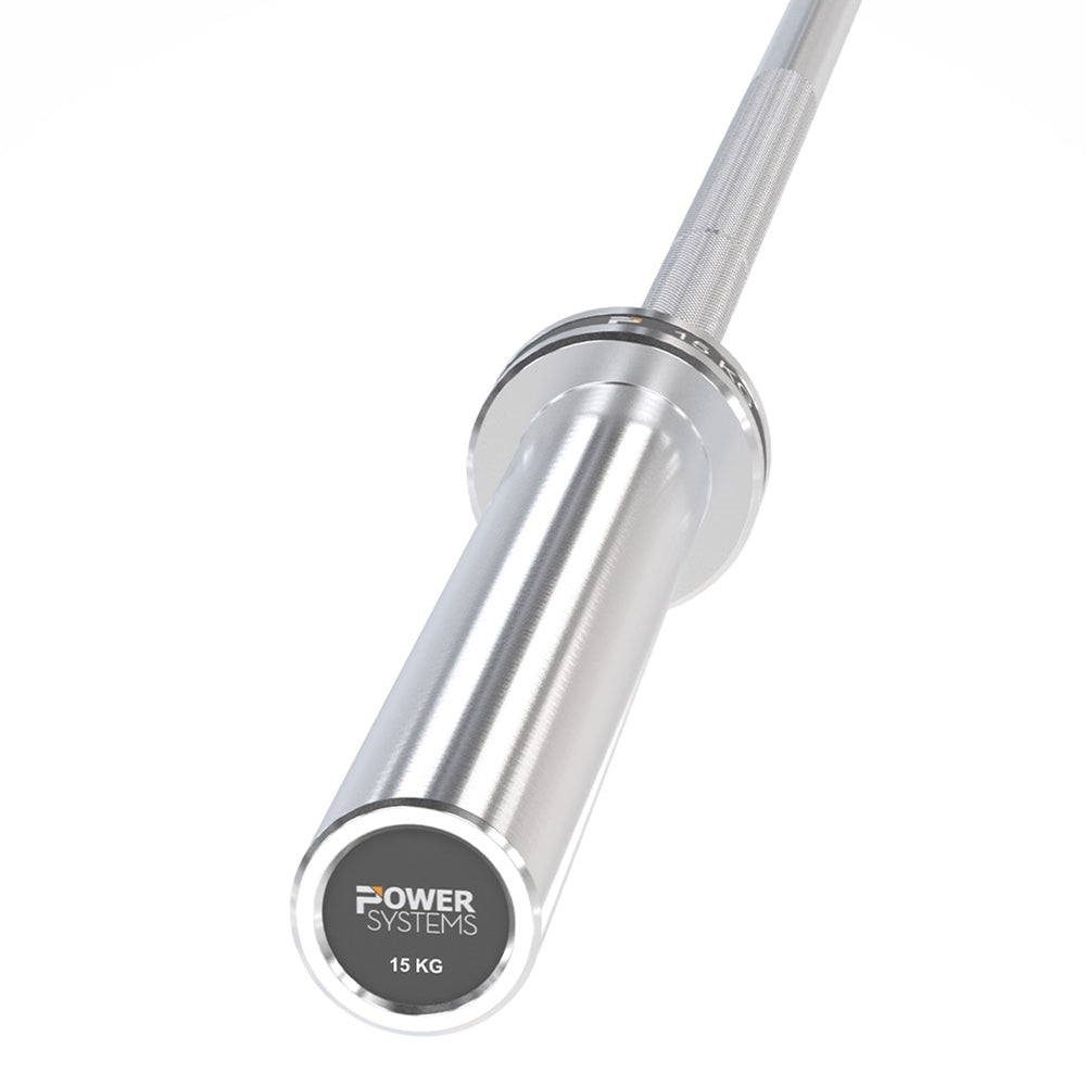 Women's 15kg Olympic Bar | Stainless Steel Sleeve | 25mm | Power