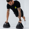 Urethane Cardio Dumbbell - 25 lbs Pair, Black/Gray