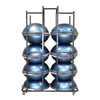 Large Storage Rack plus 14 Bosu, kit