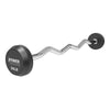 ProStyle Fixed Barbell EZ Curl Handle -single, 30 lbs