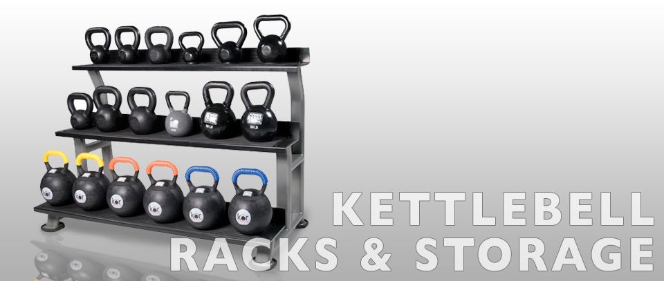Kettlebell Storage Racks | 2-Tier & 3-Tier Options | Power Systems
