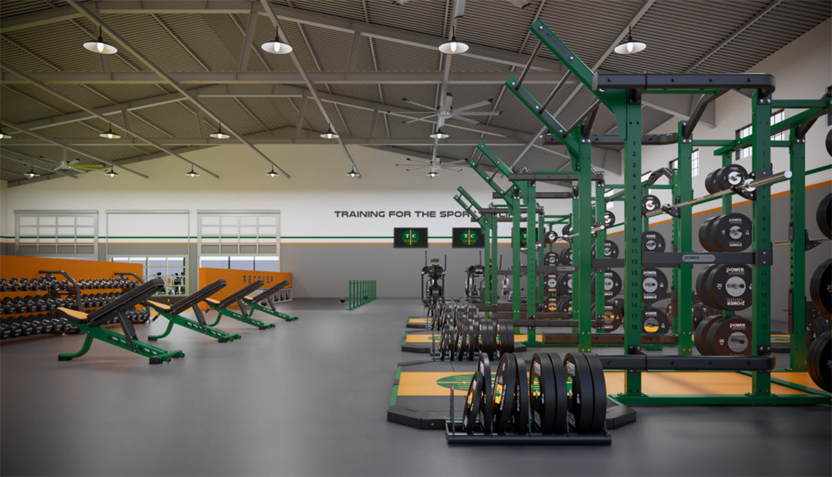 School Fitness Equipment D1, College, K12 PE & Weight Room Gear
