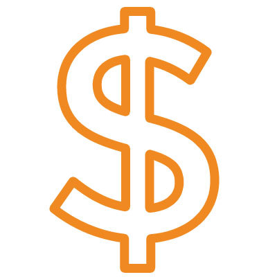 Flooring Money Orange Icon