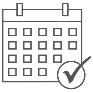 Glazier Calendar Meeting Icon