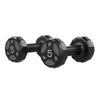 Urethane Cardio Dumbbell - 5 lbs Pair, Black/Gray