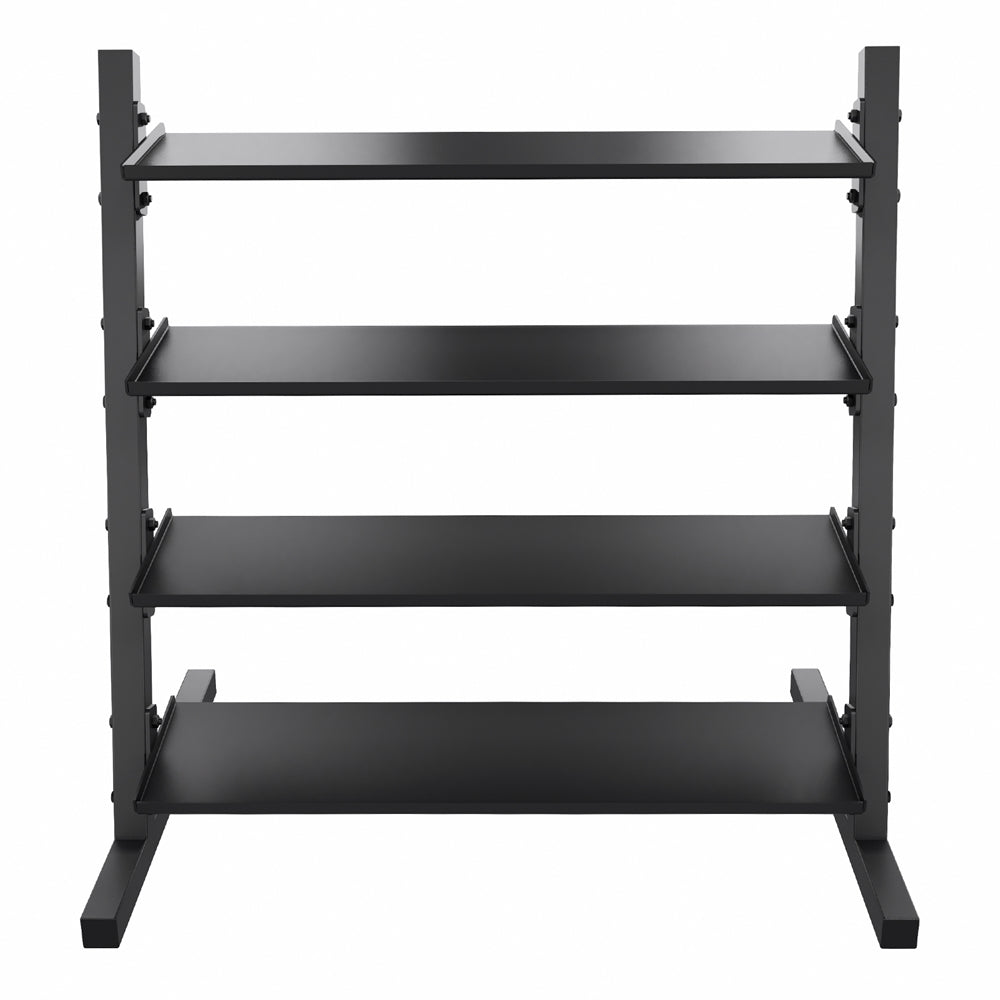 Neoprene/Vinyl Dumbbell 4-Tier Storage Rack