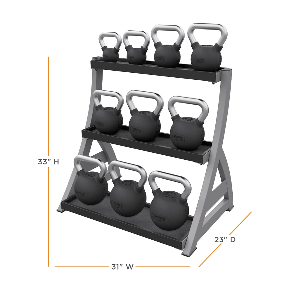 Kettle Rack Premium Kettlebell Rack | Floor | Steel | Power Systems