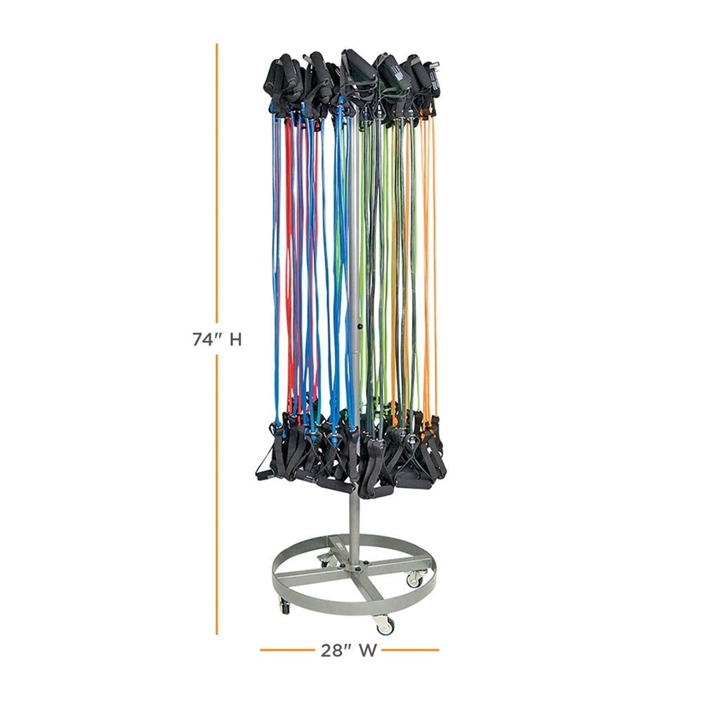 Elite Standing Rack | Freestanding Tubing or Jump Rope Storage | Steel ...