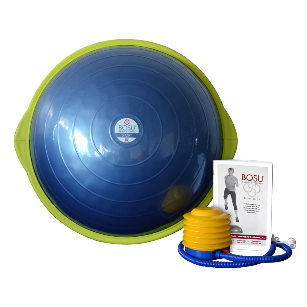 BOSU Sport 50cm Balance Trainer | 250 lbs capacity | Small and