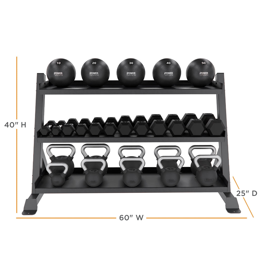 Granite Series Multipurpose Rack - Three Tier