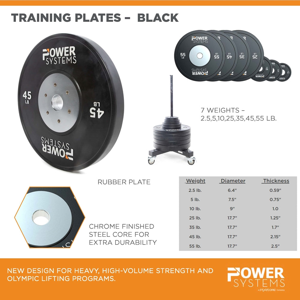 Training Plate Black | Power Systems