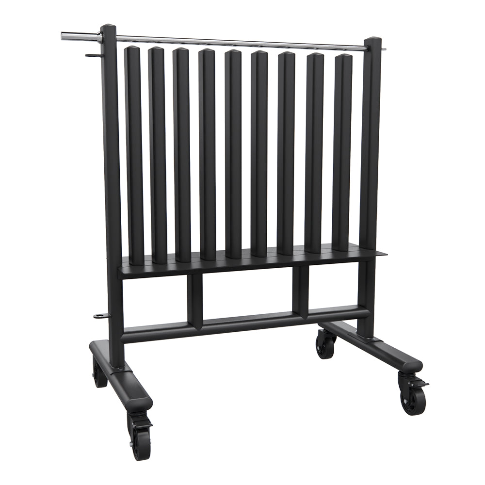 Premium Dumbbell Rack + 44 Vinyl DB Pairs | Mobile | Power Systems