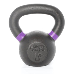 Kettlebell Prime - 15 lbs, Black/Purple