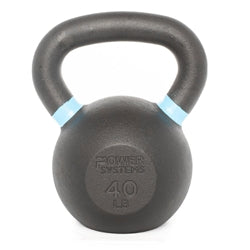 Kettlebell Prime - 40 lbs, Black/Light Blue