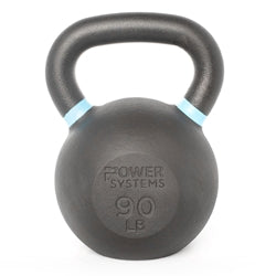 Kettlebell Prime - 90 lbs, Black/Light Blue