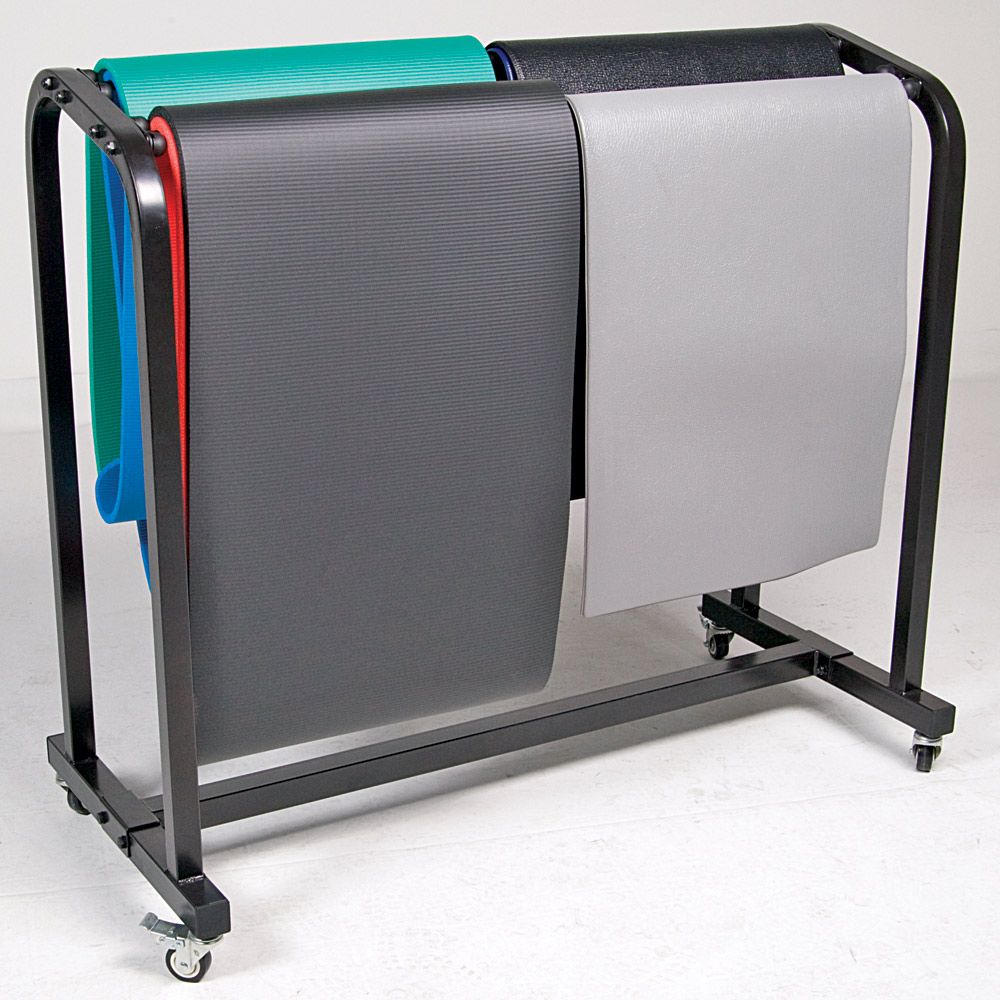 Stacking Mat Standing Mat Rack | Holds 28 Mats | Compact Footprint | Power Systems