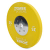 Training Plate Olympic Colors - 35 lbs, Yellow