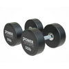 ProStyle Round Rubber Dumbbell - 55 lbs Pair