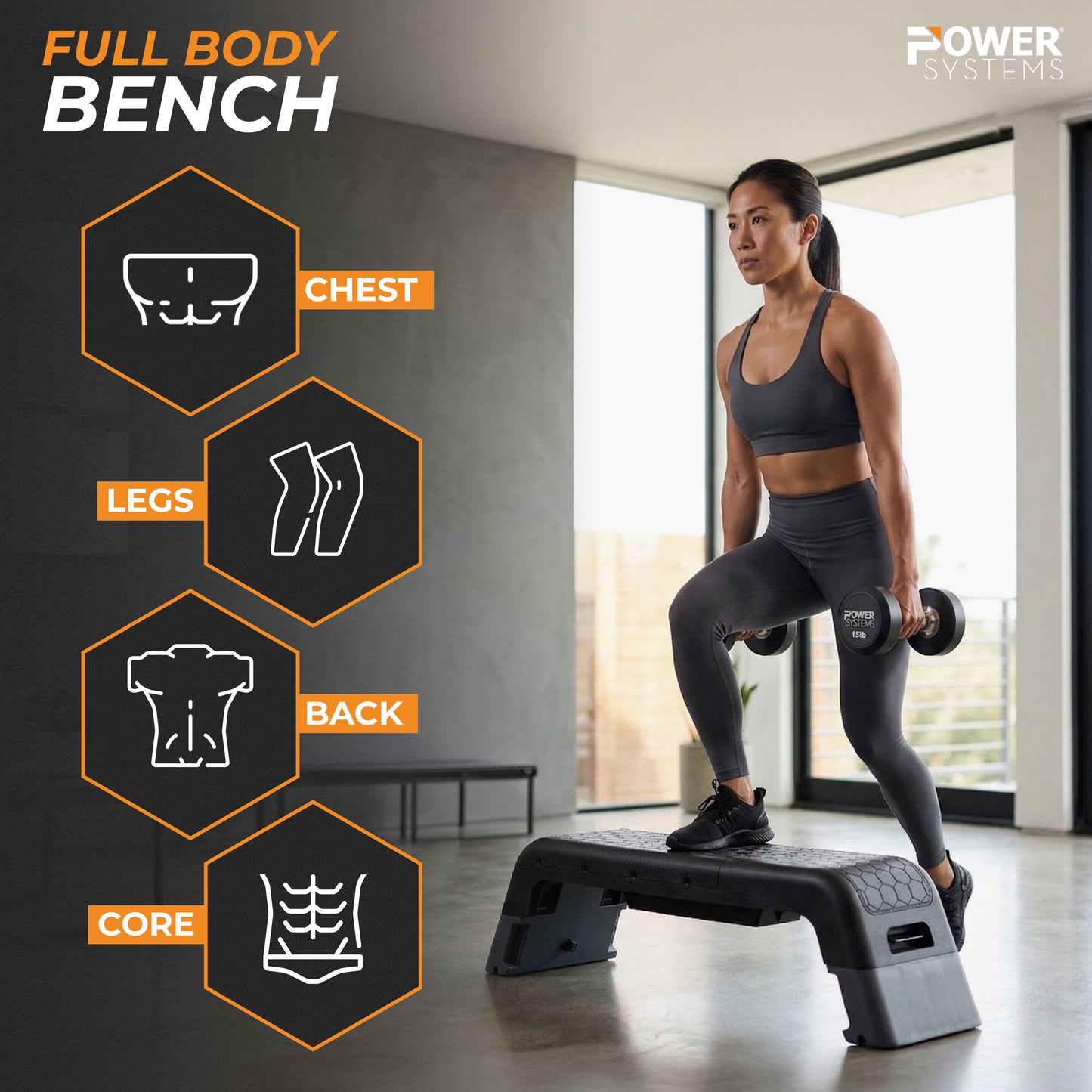 The Deck Aerobic Step Platform