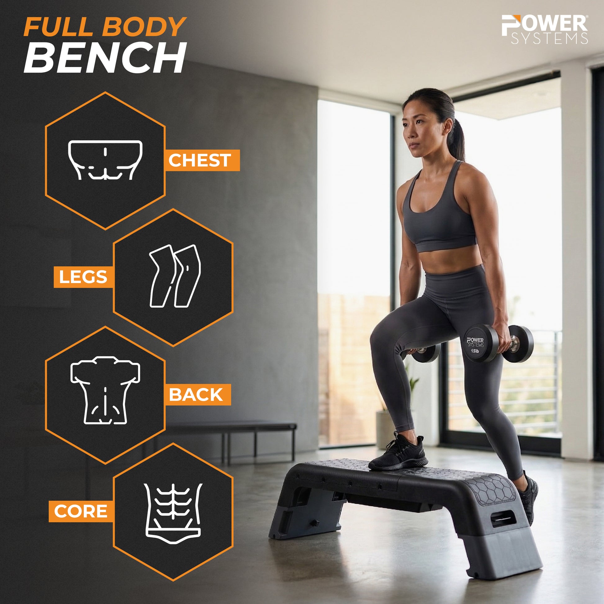 The Deck Aerobic Step Platform