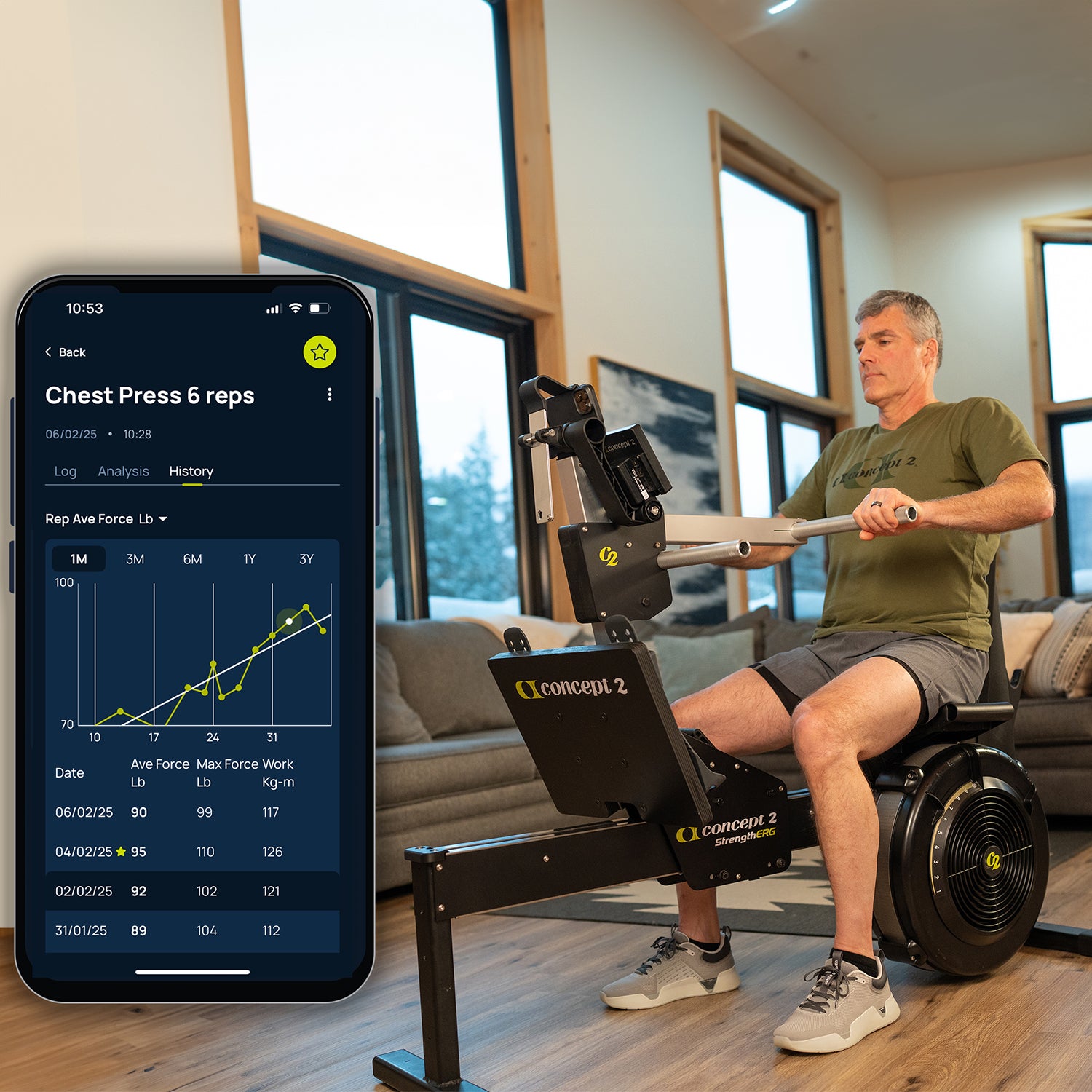 Concept2 StrengthErg with PM5