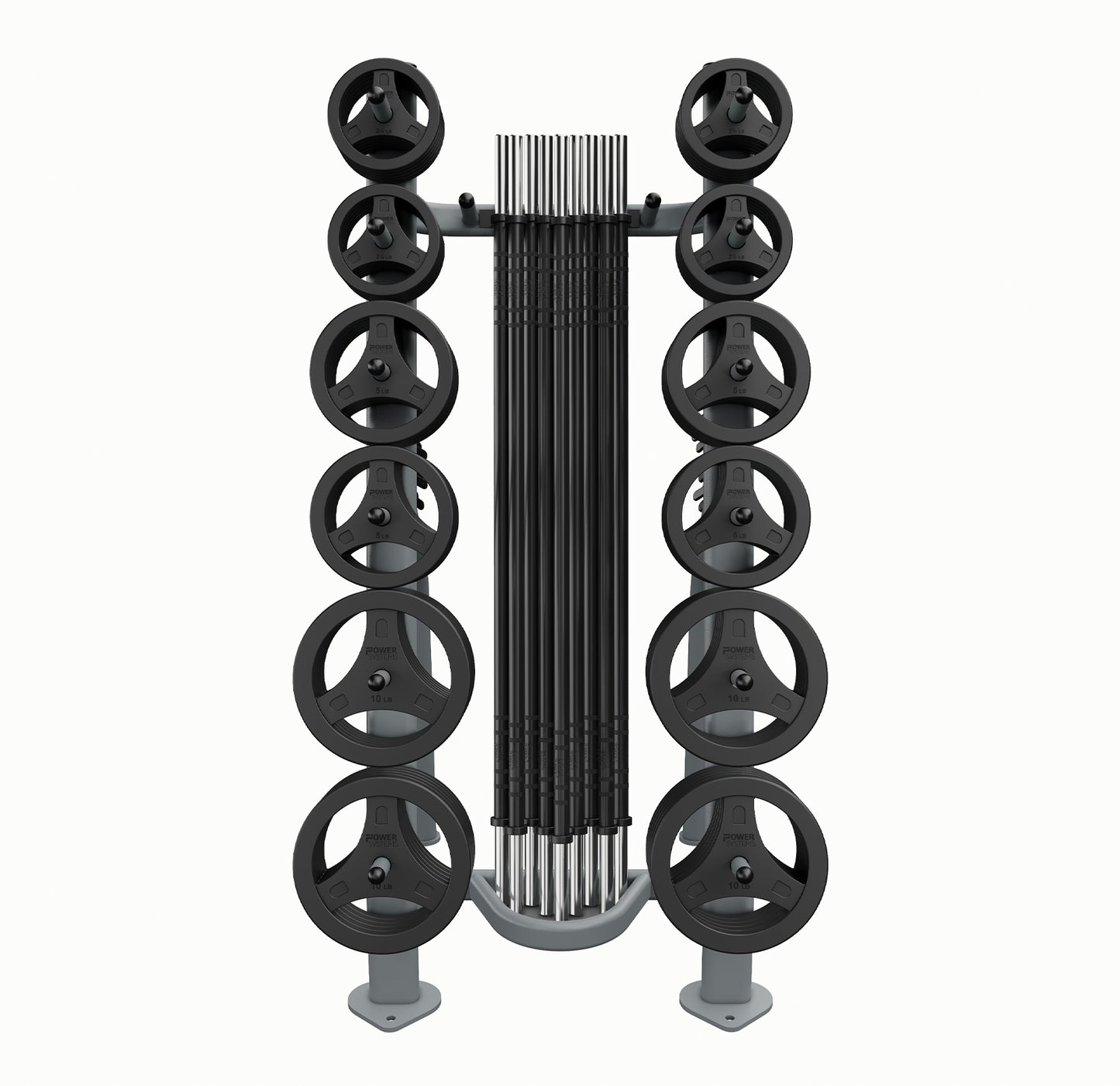 Deluxe CardioBarbell 10 Set Storage Rack Only