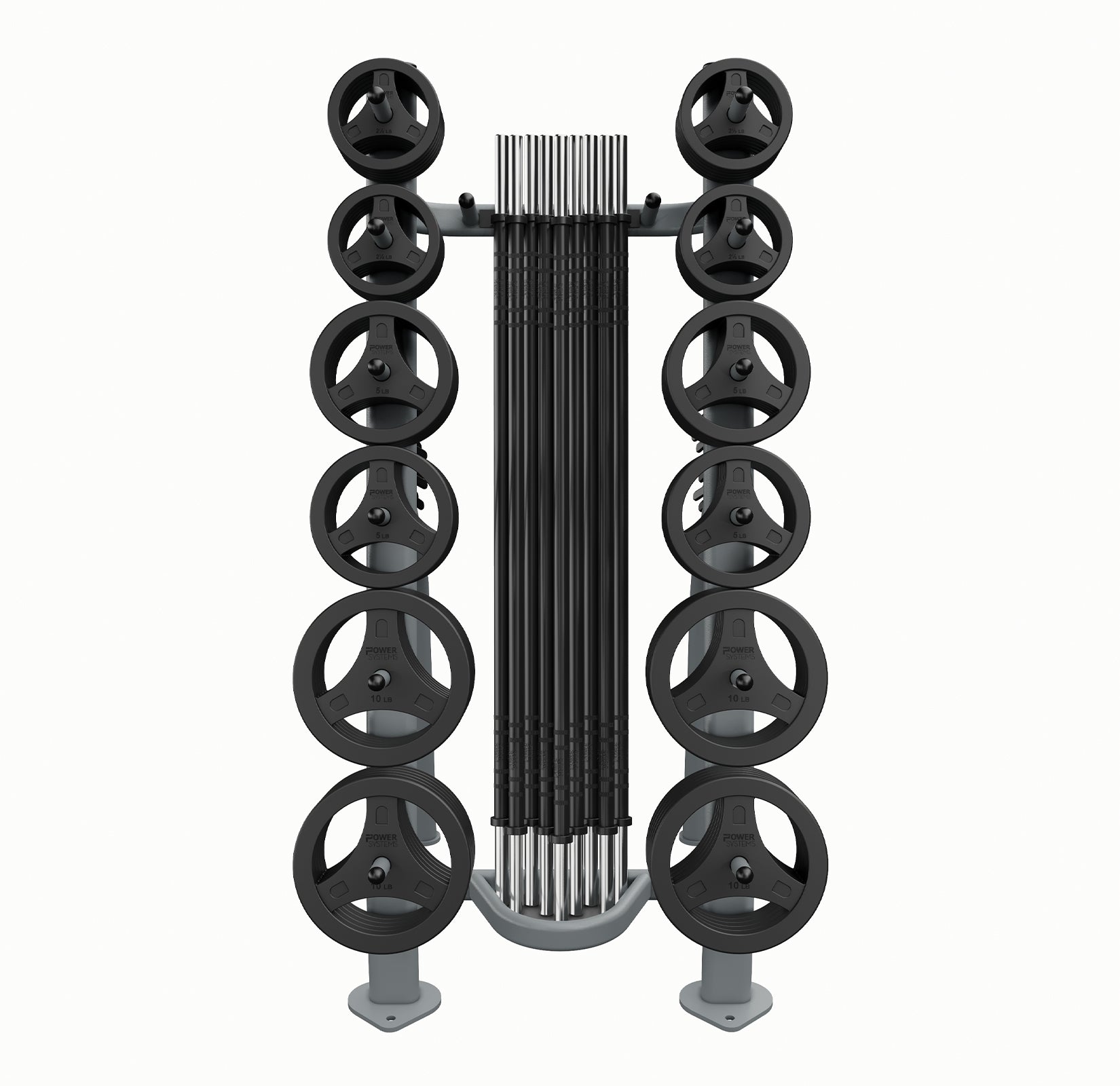 Deluxe CardioBarbell 10 Set Storage Rack Only