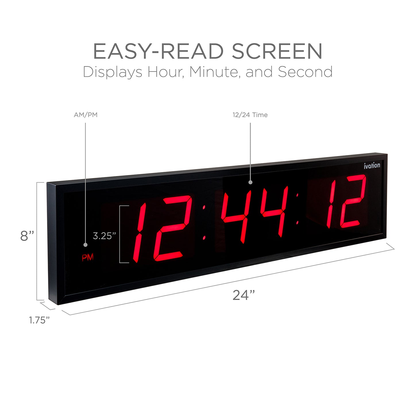 Oversized LED Gym Timer