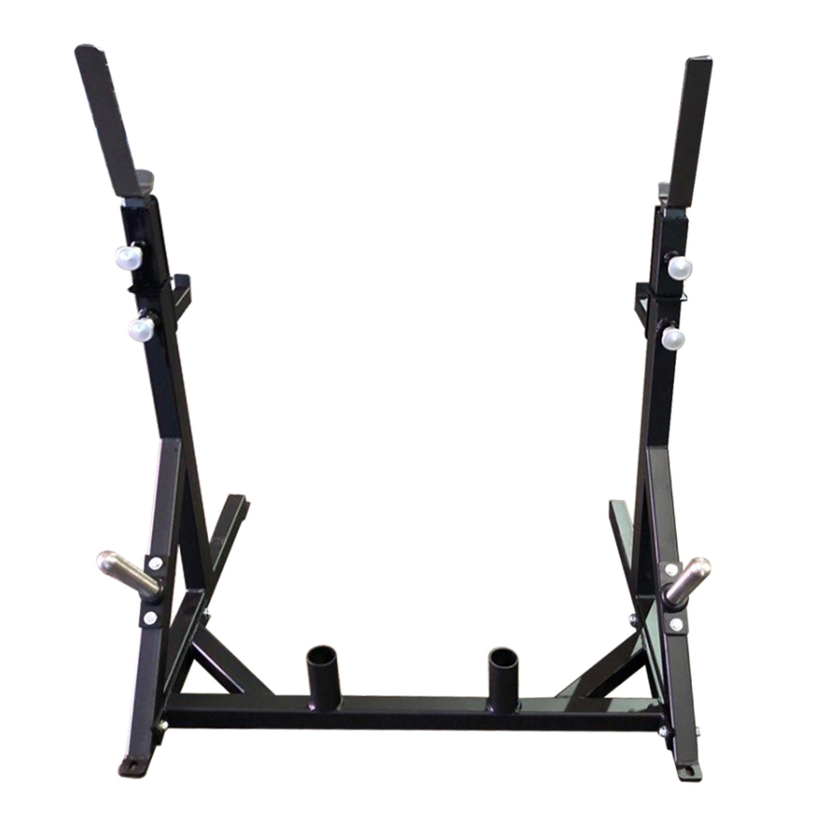 Pro Maxima FW24 Adjustable Squat Stand w/ Cross Member and Weight Storage