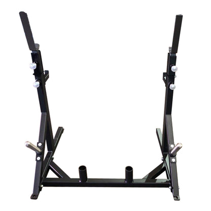 Pro Maxima FW24 Adjustable Squat Stand w/ Cross Member and Weight Storage