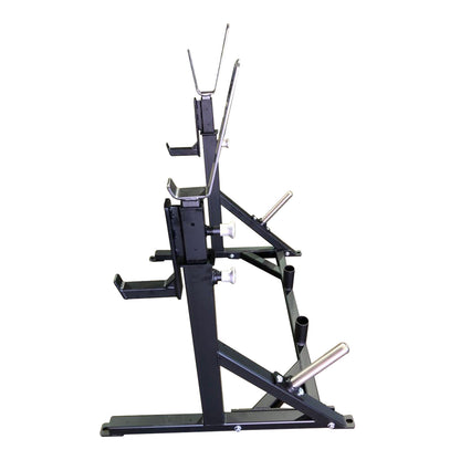Pro Maxima FW24 Adjustable Squat Stand w/ Cross Member and Weight Storage